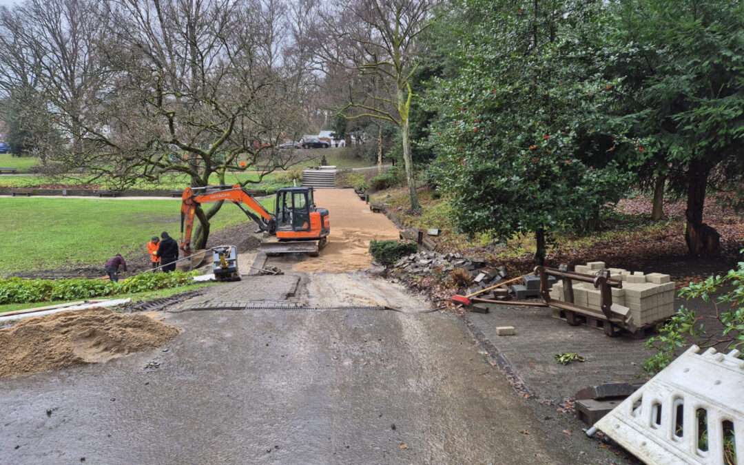 Spazierpfad-Sanierung im Uellenbergpark